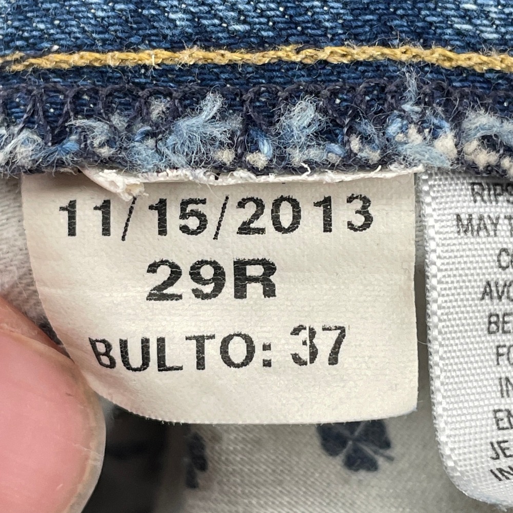 Lucky Brand Jeans Womens 8/29 Blue Sweet Jean Straight Medium Wash Denim Classic - Picture 9 of 10